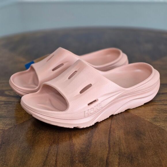 Hoka Ora Recovery Slide 3 Sandals Men's 10 Sandstone Beige Tan Clifton Bondi New - Picture 2 of 14